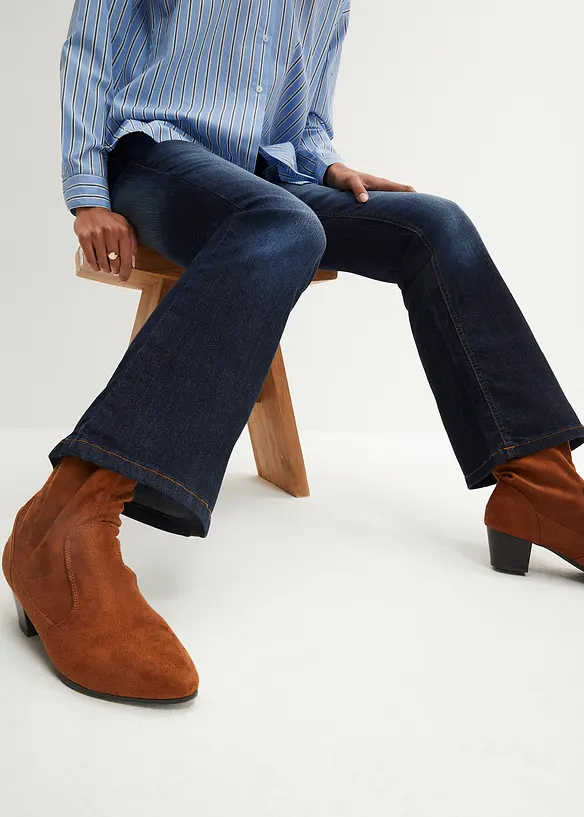 bonprix Bootcut Jeans Mid Waist, Stretch Begrenztes Angebot