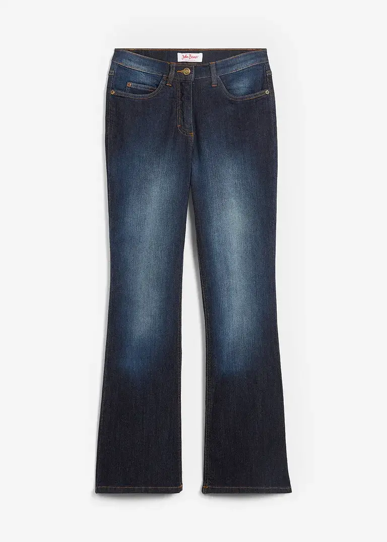 bonprix Bootcut Jeans Mid Waist, Stretch Exklusivangebot