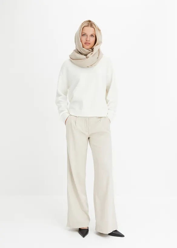 bpc bonprix collection Rundhalspullover mit überschnittener Schulter Neueste Stile
