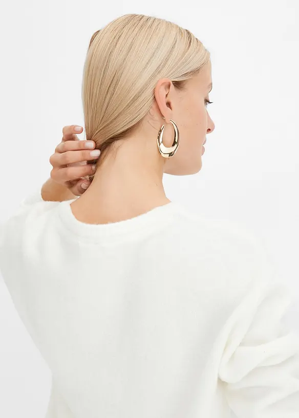 bpc bonprix collection Rundhalspullover mit überschnittener Schulter Neueste Stile