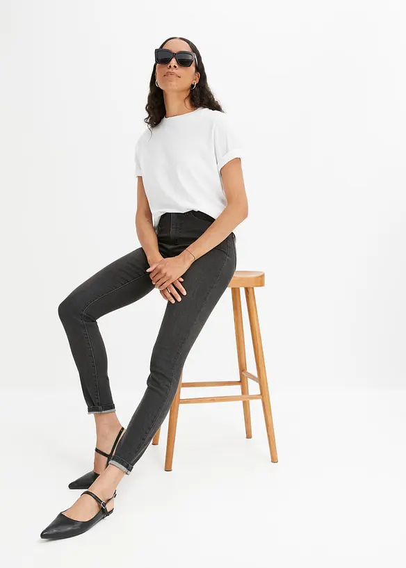 John Baner JEANSWEAR Skinny Jeans High Waist, Stretch Bis zu 65% Rabatt