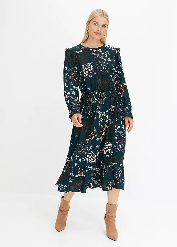 BODYFLIRT bedrucktes Midikleid Discount Store für neue Produkte