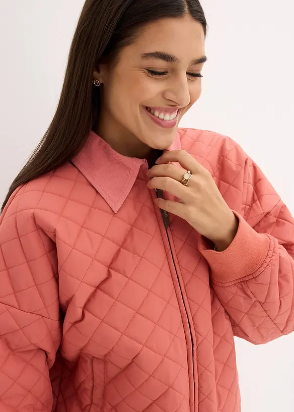 bpc bonprix collection Stepp-Blousonjacke mit Cord-Kragen Angebote