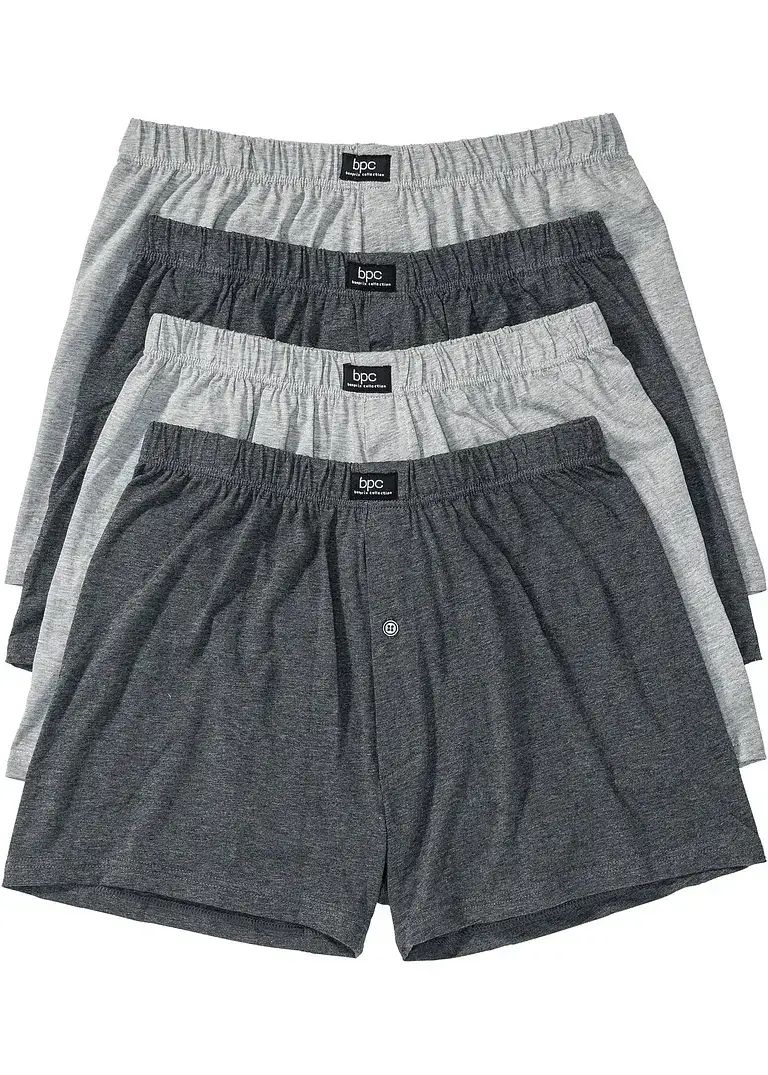 bonprix Lockere Jersey Boxershorts (4er Pack) Vierteljährliche Förderung