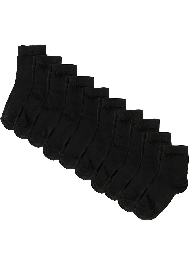 bonprix Kurzsocken mit Bio-Baumwolle (10er Pack) Nur noch ein Tag übrig
