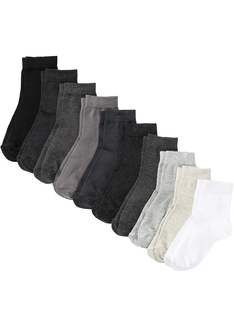 bonprix Kurzsocken mit Bio-Baumwolle (10er Pack) Super Rabatt