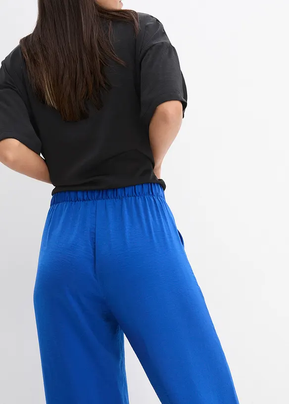 bonprix Hose mit Struktur-Effekt und Bequembund, lang Exklusivangebot
