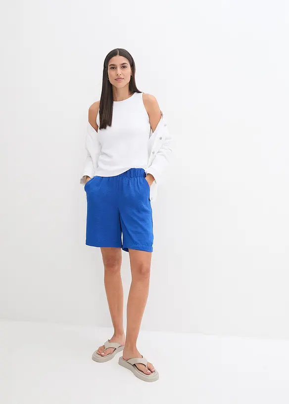 bpc bonprix collection Schlupf-Shorts mit Struktur-Effekt und Bequembund Saisonschlussverkauf