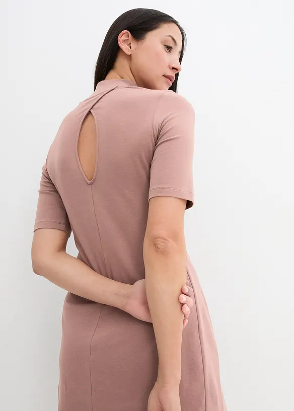 bpc bonprix collection Jersey-Kleid mit Stehkragen, halbarm Weihnachtsangebot