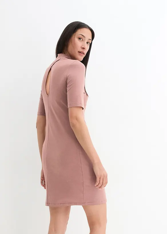 bpc bonprix collection Jersey-Kleid mit Stehkragen, halbarm Osterangebot