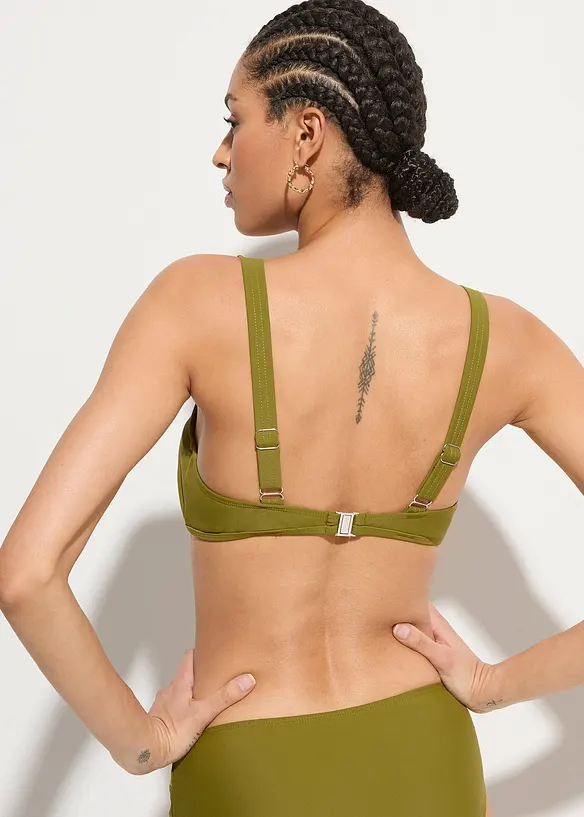 bpc selection Exklusives Bikini Oberteil aus recyceltem Polyamid Lagerräumung