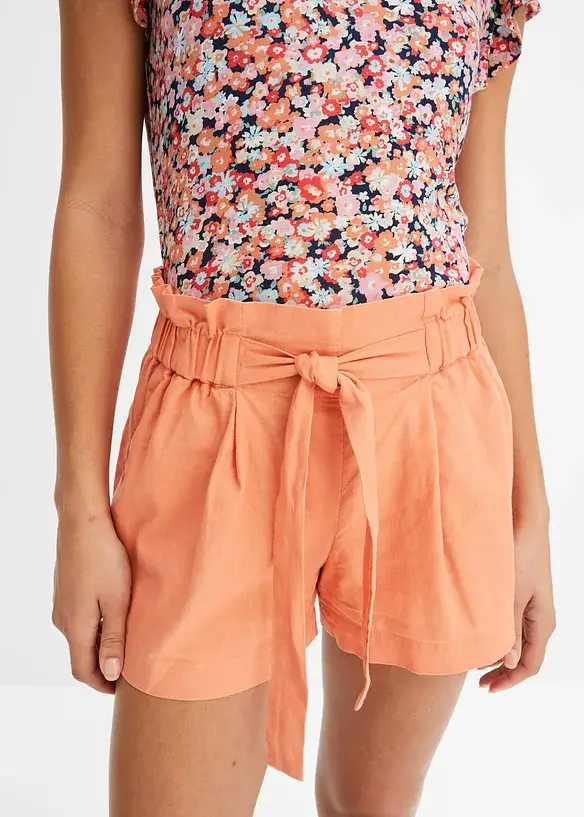 BODYFLIRT Leinenshorts mit hohem Bund Neuheiten