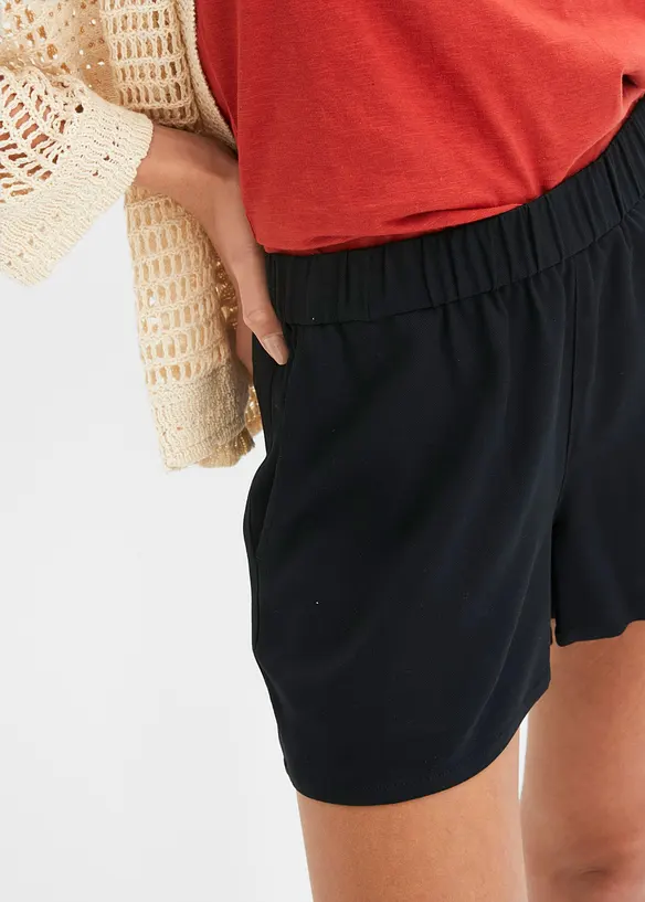 bpc bonprix collection Viskose-Shorts mit seitlichen Eingriffstaschen Letzter Tag