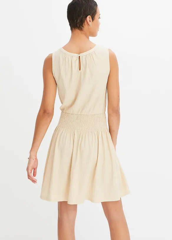 BODYFLIRT Jerseycrepe-Kleid mit Smockeinsatz Bis zu 50% Rabatt