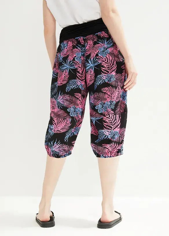 bonprix 3/4-Hose mit Bequembund, Loose-Fit Vierteljährliche Förderung