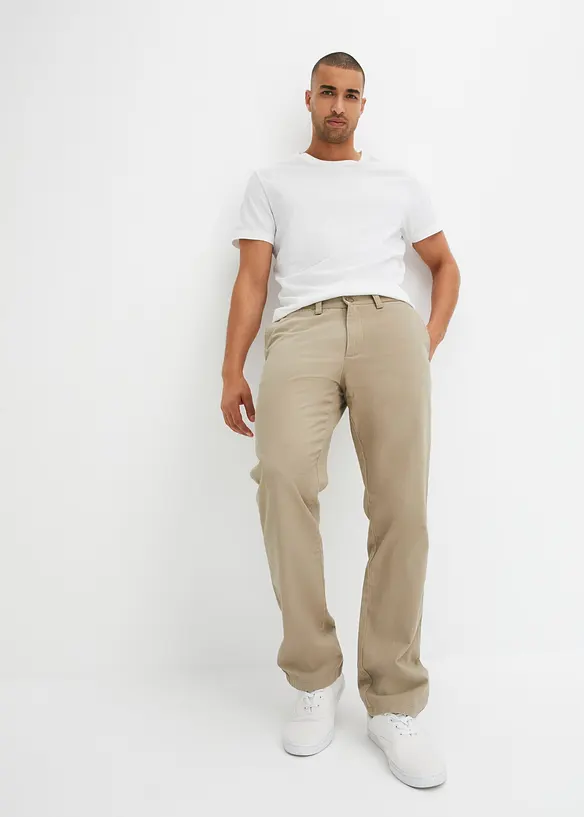 bonprix Regular Fit Chinohose, Straight Verkauf