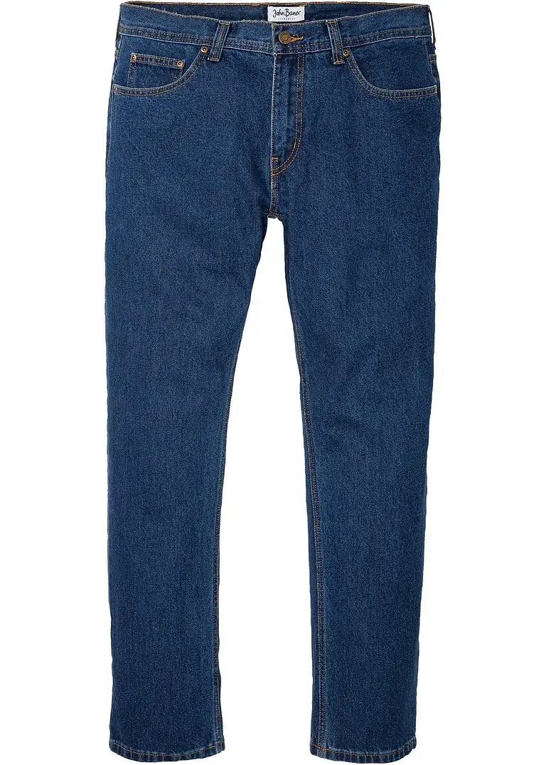 bonprix Regular Fit Jeans aus stabilem Denim, Straight Meist gekauft