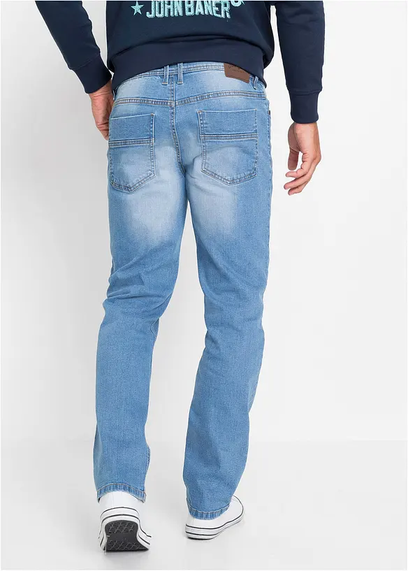 bonprix Regular Fit Stretch-Jeans, Straight (2er Pack) Sonderangebot