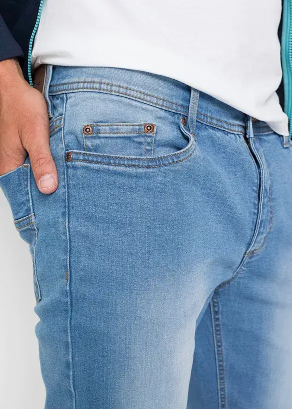 bonprix Regular Fit Stretch-Jeans, Straight (2er Pack) Sonderangebot