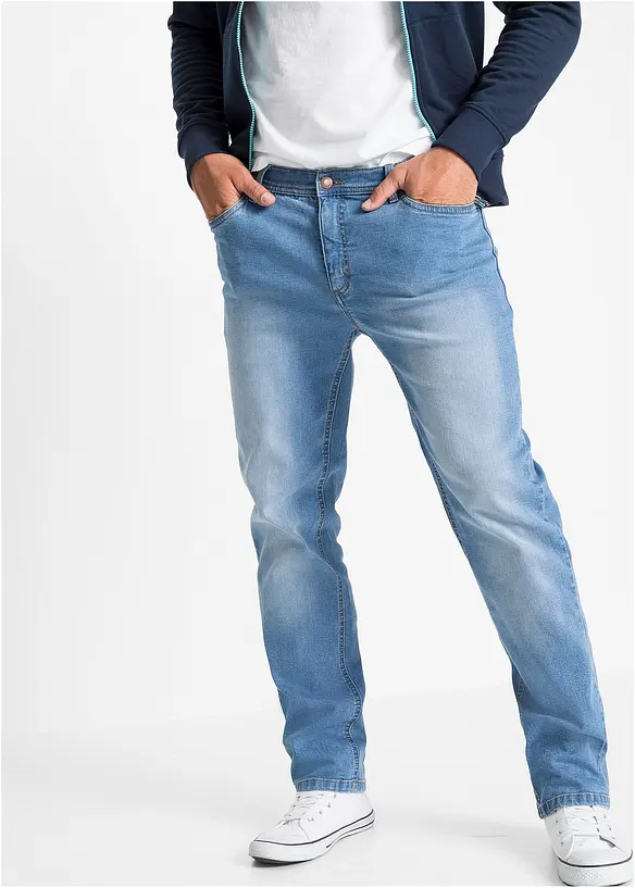 bonprix Regular Fit Stretch-Jeans, Straight (2er Pack) Rabatt