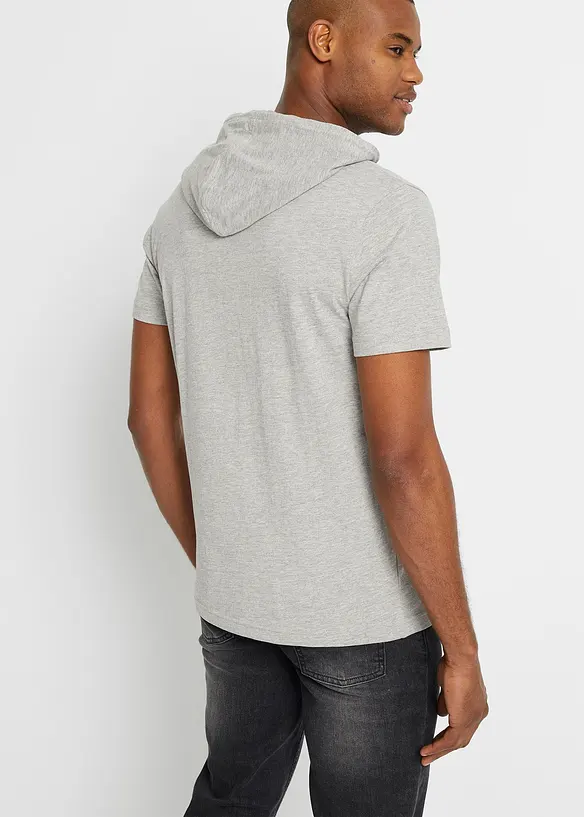 John Baner JEANSWEAR T-Shirt mit Kapuze Saisonschlussverkauf