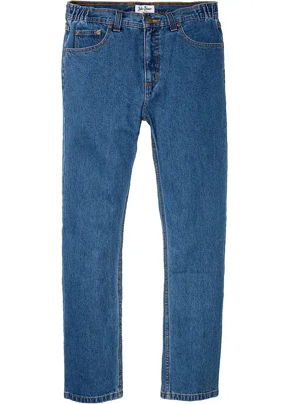 bonprix Classic Fit Jeans mit seitlichem Dehnbund, Straight Neueste Mode