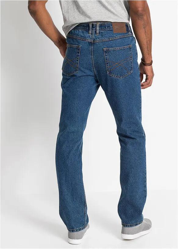 bonprix Classic Fit Jeans mit seitlichem Dehnbund, Straight Online Outlet