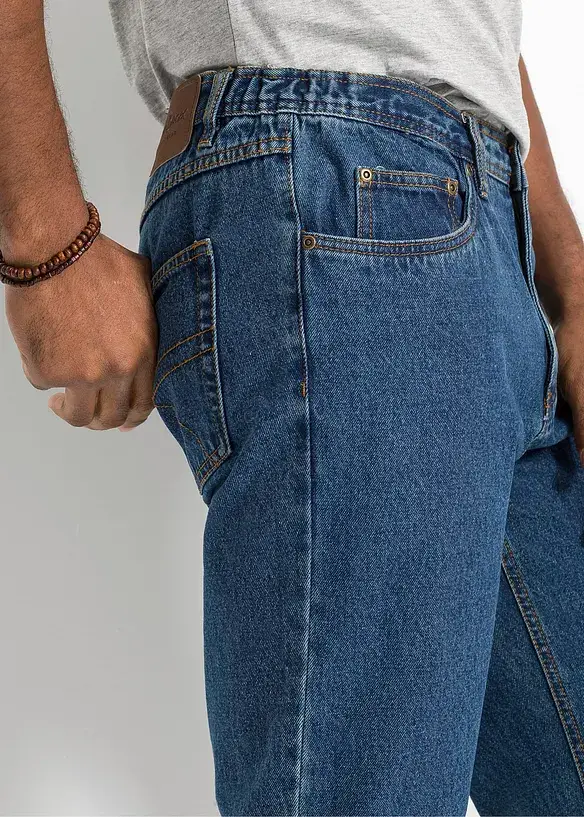 bonprix Classic Fit Jeans mit seitlichem Dehnbund, Straight Online Outlet
