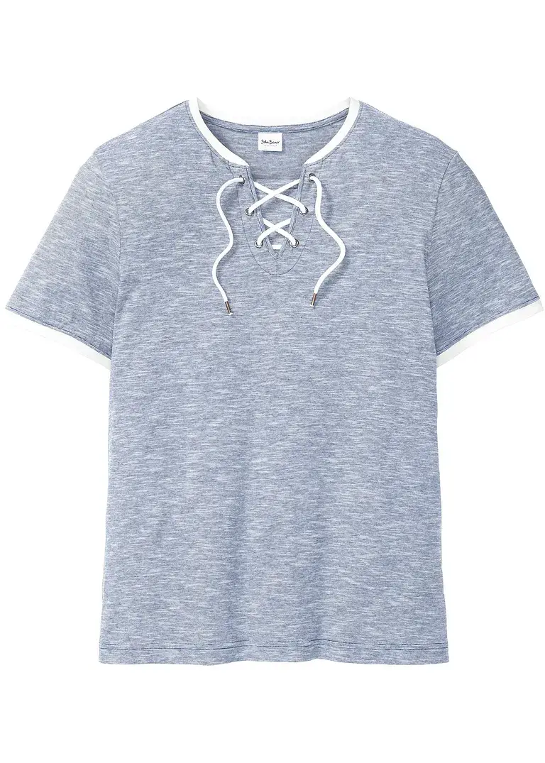 bonprix T-Shirt mit Schnürung aus Bio-Baumwolle Tägliche Deals