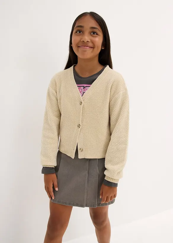 bpc bonprix collection Mädchen Strickjacke 50% Rabatt mit kostenlosem Versand