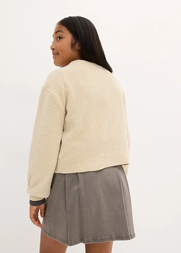 bpc bonprix collection Mädchen Strickjacke 50% Rabatt mit kostenlosem Versand