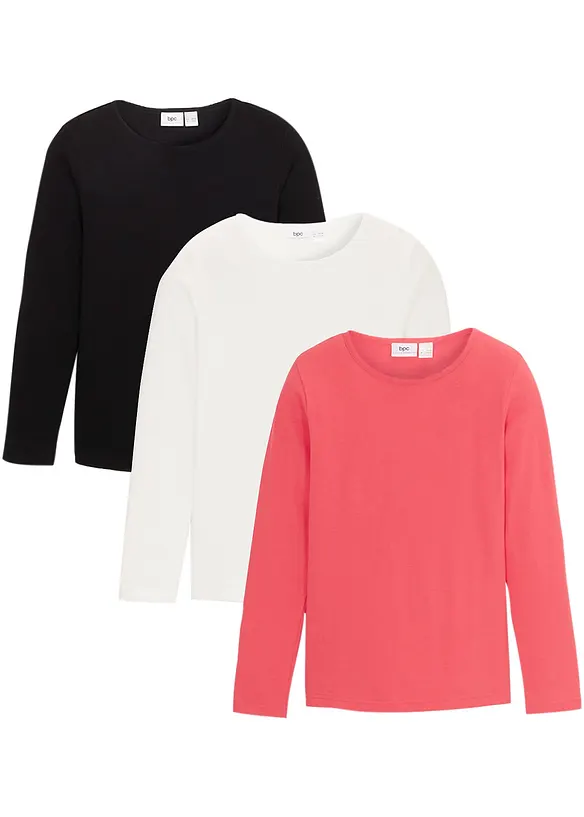 bpc bonprix collection Mädchen T-Shirt (3er Pack) 2025
