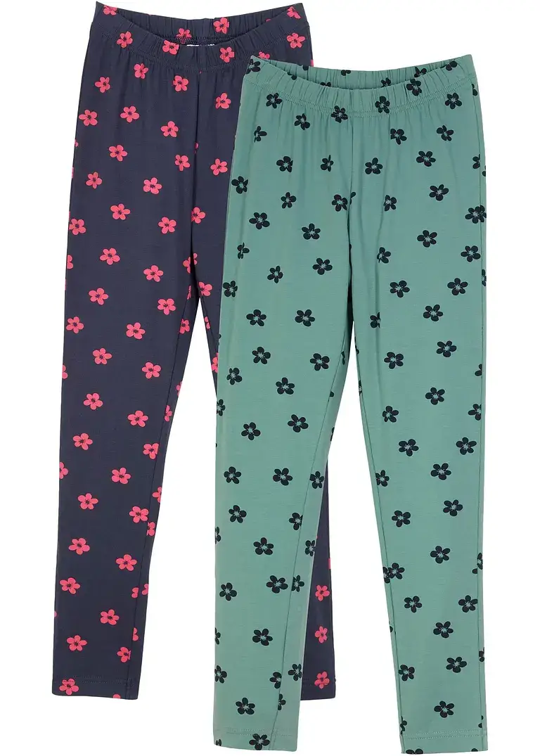 bpc bonprix collection Mädchen Leggings mit Bio Baumwolle (2er Pack) Hotsell