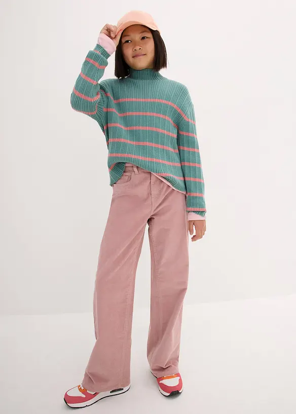 bpc bonprix collection Mädchen Rippen-Strickpullover Günstiger Verkauf