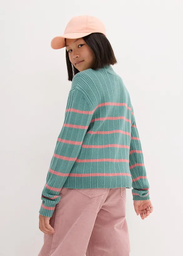 bpc bonprix collection Mädchen Rippen-Strickpullover Fabrikverkauf