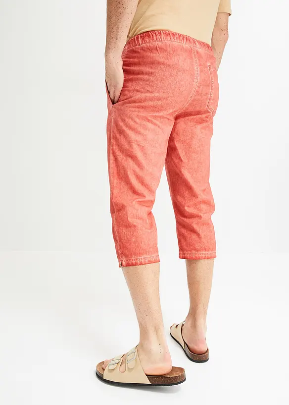 John Baner JEANSWEAR 3/4 Schlupfhose mit Leinen, Regular Fit Begrenztes Angebot