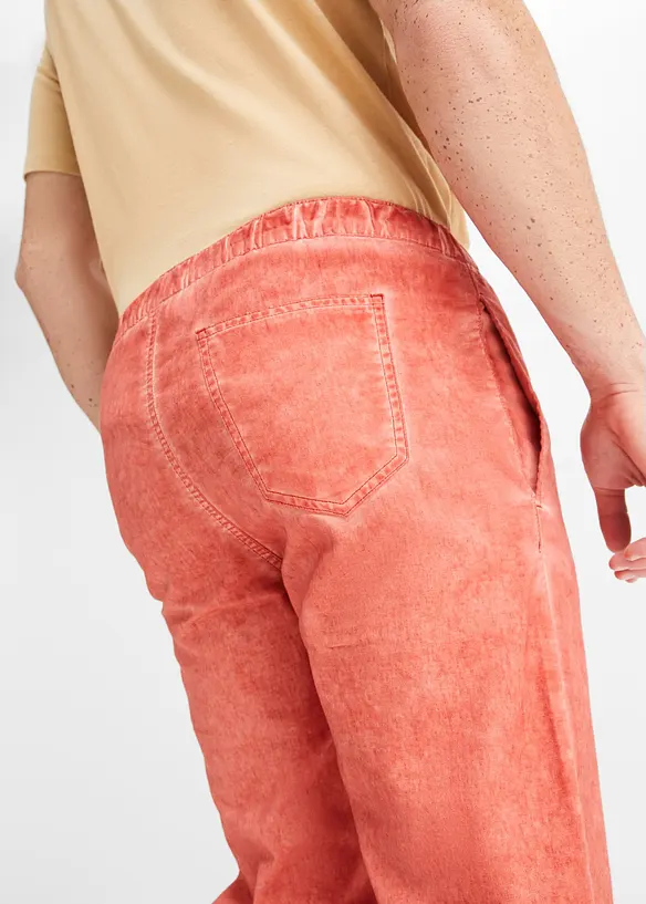John Baner JEANSWEAR 3/4 Schlupfhose mit Leinen, Regular Fit Begrenztes Angebot