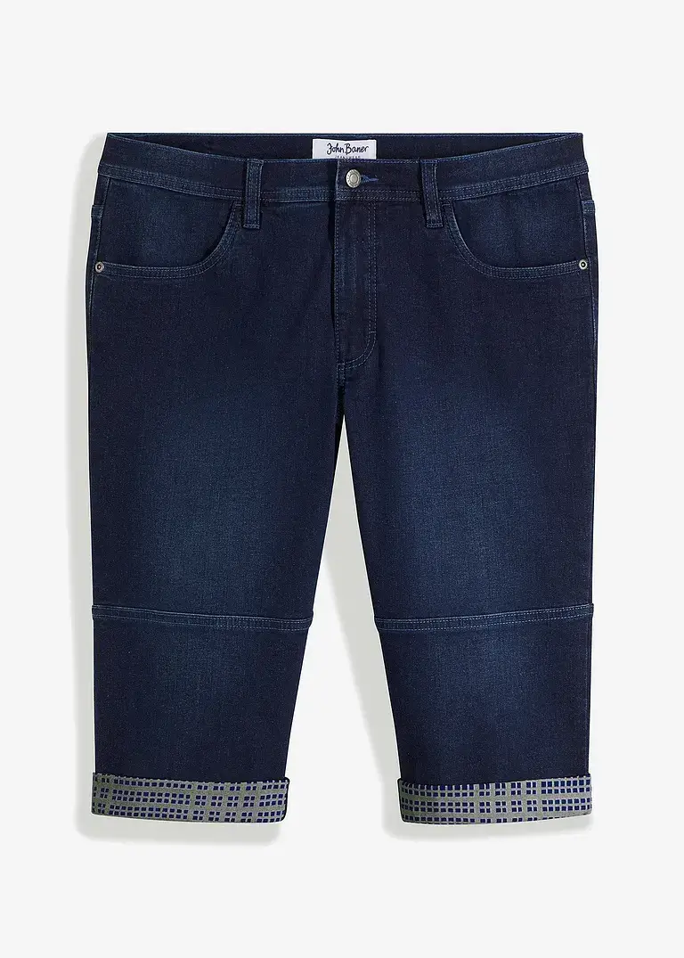 John Baner JEANSWEAR Long-Jeans-Bermuda, Regular Fit Preisnachlass