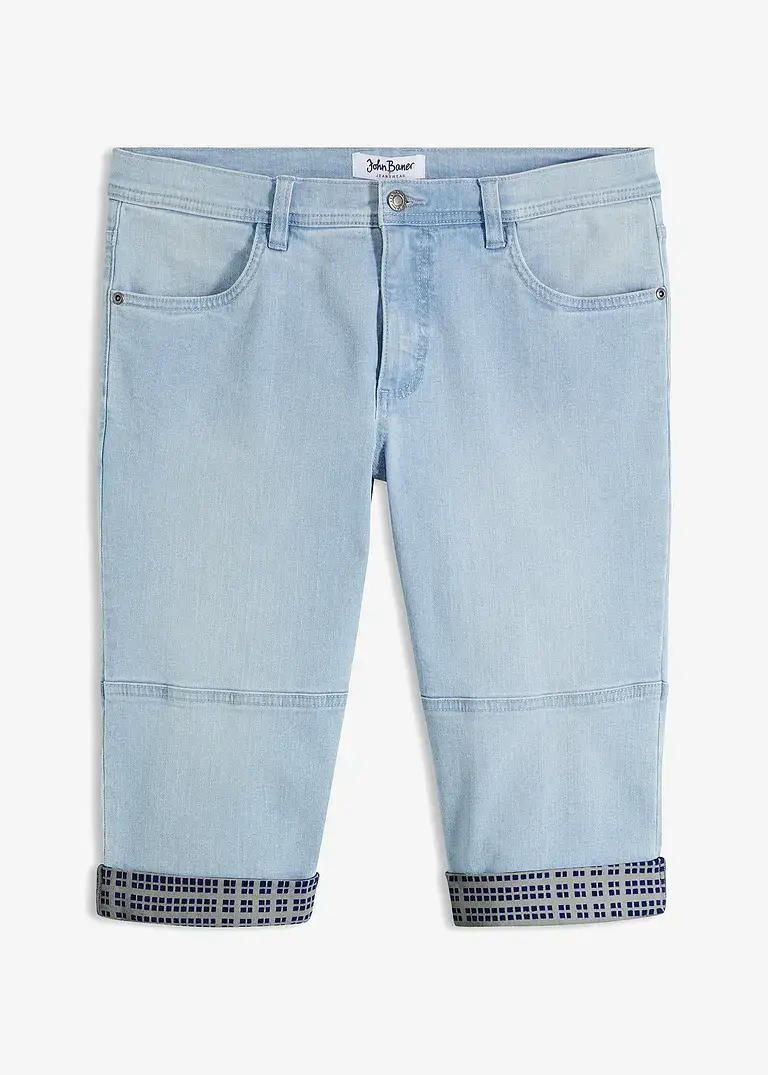 John Baner JEANSWEAR Long-Jeans-Bermuda, Regular Fit Saisonschlussverkauf