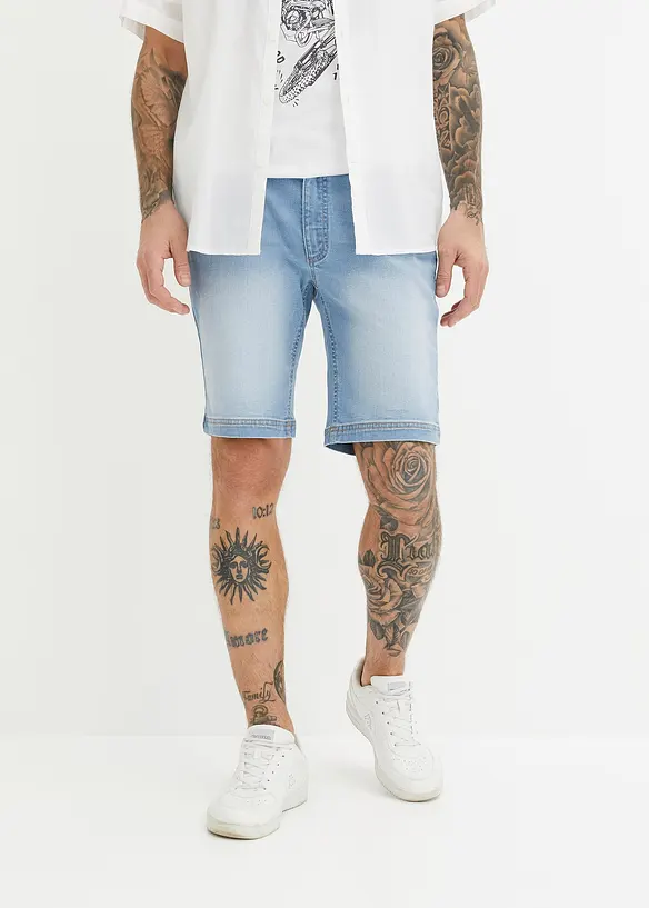 John Baner JEANSWEAR Stretch-Jeans-Bermuda, Regular Fit Cyber Monday