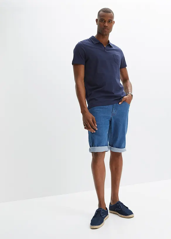 John Baner JEANSWEAR Long-Stretch-Jeans-Bermuda, Regular Fit (2er Pack) Jubiläumsangebot