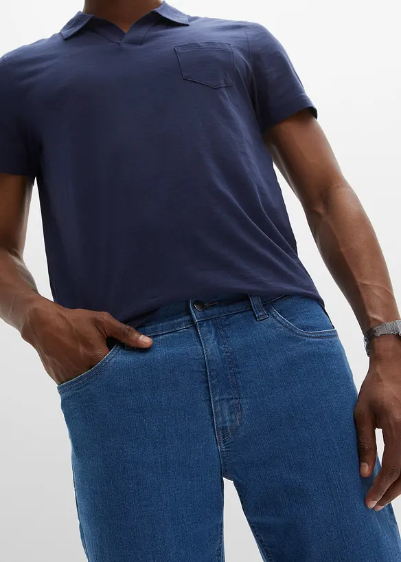 John Baner JEANSWEAR Long-Stretch-Jeans-Bermuda, Regular Fit (2er Pack) Jubiläumsangebot