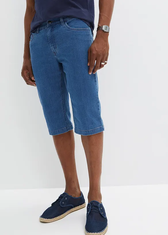 John Baner JEANSWEAR Long-Stretch-Jeans-Bermuda, Regular Fit (2er Pack) Lagerräumung