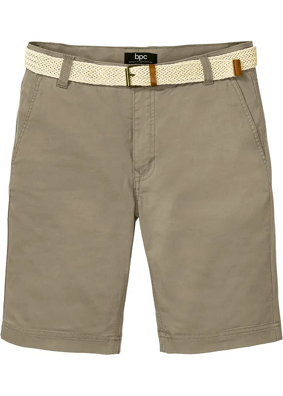 bpc bonprix collection Stretch-Chino-Bermuda mit Gürtel, Regular Fit Top Angebot
