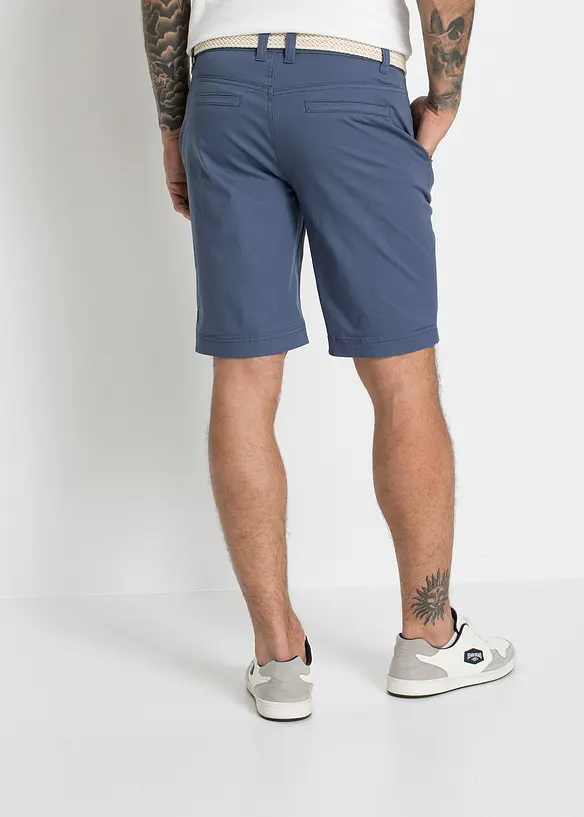 bpc bonprix collection Stretch-Chino-Bermuda mit Gürtel, Regular Fit Top Angebot
