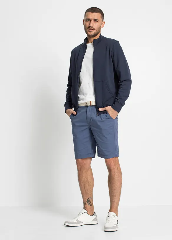 bpc bonprix collection Stretch-Chino-Bermuda mit Gürtel, Regular Fit Top Angebot
