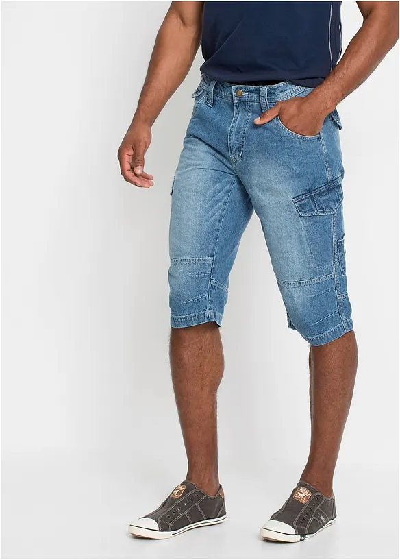 bonprix Jeans-Long-Bermuda, Loose Fit Kostenlose Rückgabe
