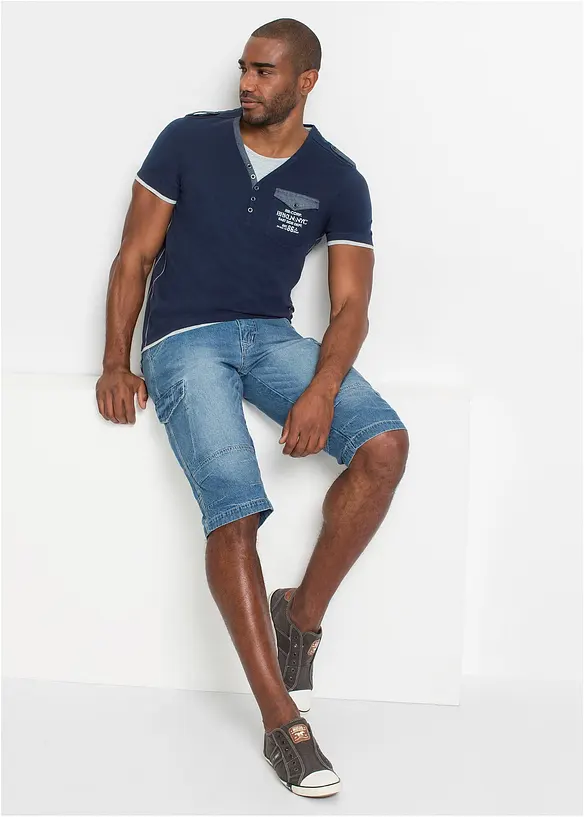 bonprix Jeans-Long-Bermuda, Loose Fit Begrenzte Freigabe