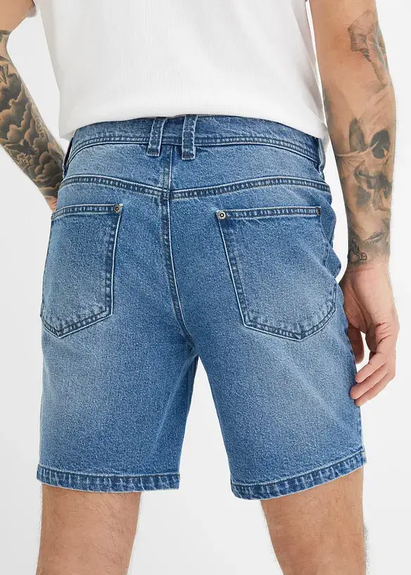 John Baner JEANSWEAR Stretch-Long-Jeans-Shorts, Regular Fit Letzte 3 Tage