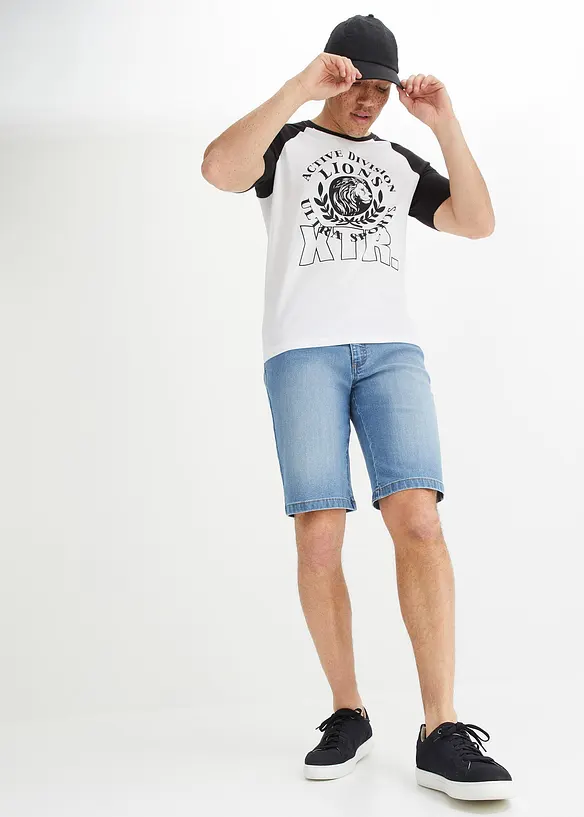 John Baner JEANSWEAR Stretch-Jeans-Bermuda, Regular Fit Neueste Stile